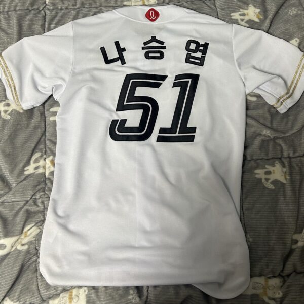 롯데자이언츠 나승엽 마킹 해군 밀리터리 프로페셔널 유니폼